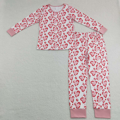 GLP1096 Valentine's Day Love Pink Adult Mommy Pajamas Set