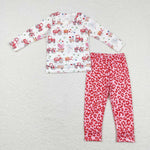 GLP1116 Valentine Love Leopard Pink Girl Set