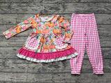 GLP1233 Pumpkin Flower Pink Girls Set