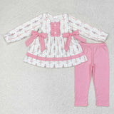 GLP1283 Christmas Soldier Pink Girls Pajamas Set