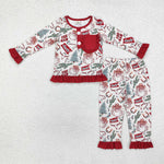 Christmas Howdy Santa Kids Sibling Matching Clothes