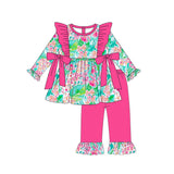 GLP1430 Flower Garden Flower Hot Pink Girls Set