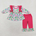 GLP1430 Flower Garden Flower Hot Pink Girls Set