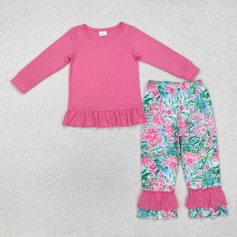 GLP1461 Flower Lilly Pink Girls Set