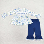 GLP1669 Jesus Loves Me Blue Girls Set