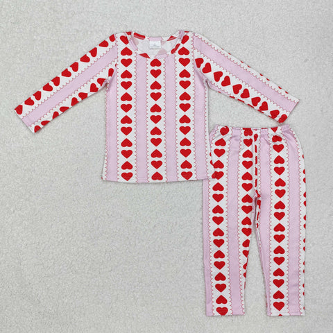 GLP2191 Valentine's Day Love Girls Pajamas Set