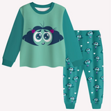 Preorder GLP2241 Cartoon Mood I Feel Girls Pajamas Set