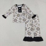 GLP2563 Happy New Year Girls Pajamas Set (12-18M to 7-8T)