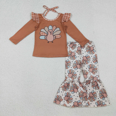 GLP2605 Thanksgiving Day Turkey Girls Set