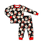 Preorder 09.26 GLP2753 Christmas Santa Red Girls Pajamas Set