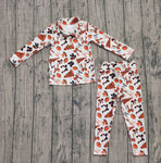 Preorder Samples GLP2760 Go Team Go Fight Win Football Bows Yoga Girls Set