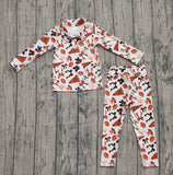 Preorder Samples GLP2760 Go Team Go Fight Win Football Bows Yoga Girls Set