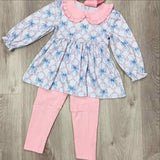 Preorder Samples GLP2774 baby girls bow pink Girl's Set