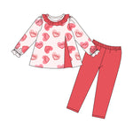 Preorder 10.10 MOQ 5 pcs GLP2904 Valentine's Day Love Girls Set