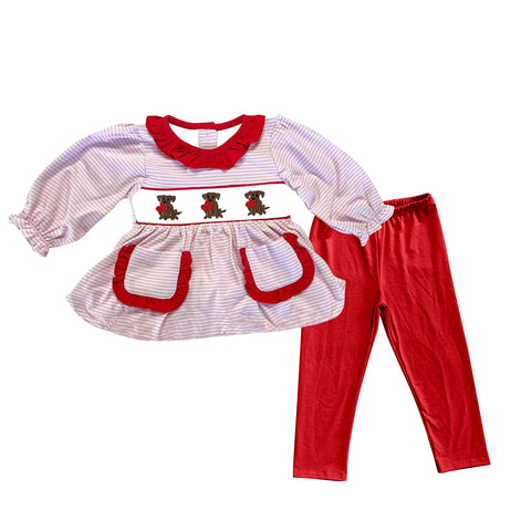 Preorder 10.13 MOQ 5 pcs GLP2907 Valentine's Day Love Dog Girls Set
