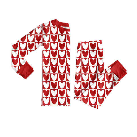 Preorder 10.14 MOQ 5 pcs GLP2914 Valentine's Day Love Red Boys Pajamas Set