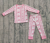 Preorder Samples GLP2984 Valentine's Day Love Bows Girls Pajamas Set