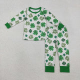 Saint Patrick Green Leaf Kids Sibling Matching Clothes
