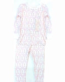 Preorder Samples GLP3067 Easter Rabbit Pink Girls Pajamas Set