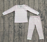 Preorder Samples GLP3067 Easter Rabbit Pink Girls Pajamas Set