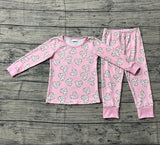 Preorder Samples GLP3245 Valentine's Day Donuts Pink Girls Pajamas Set