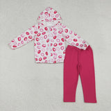 GLP3120 Valentine's Day Lips Pink 3 Pcs Girls Set