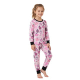 GLP3357 Pumpkin Flower Girls Pajamas Outfits