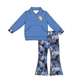 Preorder MOQ 5 Pcs Each Style Hunting Camo Elk Pullover Girls Outfits