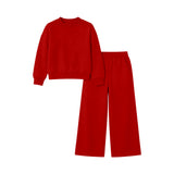 Preorder MOQ 5 Pcs Each Style Solid Color Cotton Girls Sets