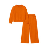Preorder MOQ 5 Pcs Each Style Solid Color Cotton Girls Sets