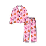 Preorder MOQ 5 pcs Each Solid Halloween Christmas Adult Women's Pajamas Set