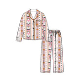 Preorder MOQ 5 pcs Each Solid Halloween Christmas Adult Women's Pajamas Set