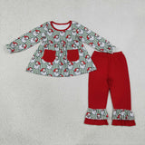 Christmas Santa Kids Sibling Matching Clothes