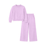Preorder MOQ 5 Pcs Each Style Solid Color Cotton Colorful Girls Set