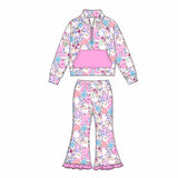 Preorder MOQ 5 Pcs Halloween Pumpkin Fall Pullover Girls Outfits