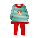 Preorder MOQ 5 pcs Each Style Christmas Elk Kids Girls Matching Clothes