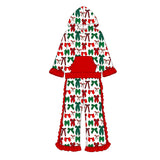 Preorder MOQ 5 Pcs Each Style Christmas Santa Bows Ruffles Hoodie Girls Outfits