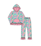 Preorder MOQ 5 Pcs Each Style Flower Hoodie Girls Outfits