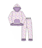 Preorder MOQ 5 Pcs Each Style Flower Hoodie Girls Outfits