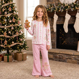GLP3540 Christmas Gingerbread Bows Girls Set