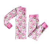 Preorder MOQ 5 pcs Each Style Christmas Santa Stripe Kids Matching Clothes