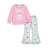 Preorder MOQ 5 pcs Each Style Merry Christmas Santa Kids Matching Clothes