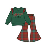 Preorder MOQ 5 pcs Each Style Merry Christmas Kids Matching Clothes