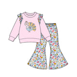 Preorder MOQ 5 pcs Each Style Thanksgiving Day Turkey Kids Matching Clothes