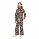 GLP3601 Hunting Camo Mockneck Yoga Girls Set