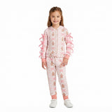 GLP3614 Christmas Gingerbread Bows Cute Girls Hoodie Outfits