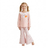 GLP3630 Halloween Boo Ghost Pumpkin Pink Girls Set
