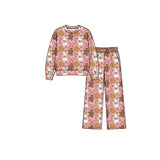 Preorder MOQ 5 pcs Each Style Christmas Cookie Milk Kids Matching Clothes