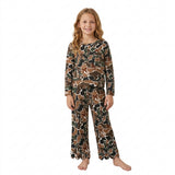 GLP3662 Hunting Camo Scallop Edge Mockneck Girls Set