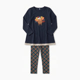 Preorder MOQ 5 pcs Each Style Thanksgiving Turkey Kids Matching Clothes